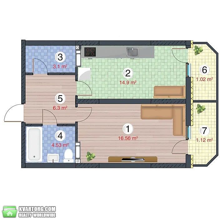 Sell 1-room apartment. Киев, Лысогорский спуск — photo 5