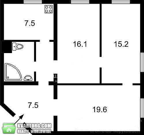 Sell 3-room apartment. Киев, Барбюса — photo 5