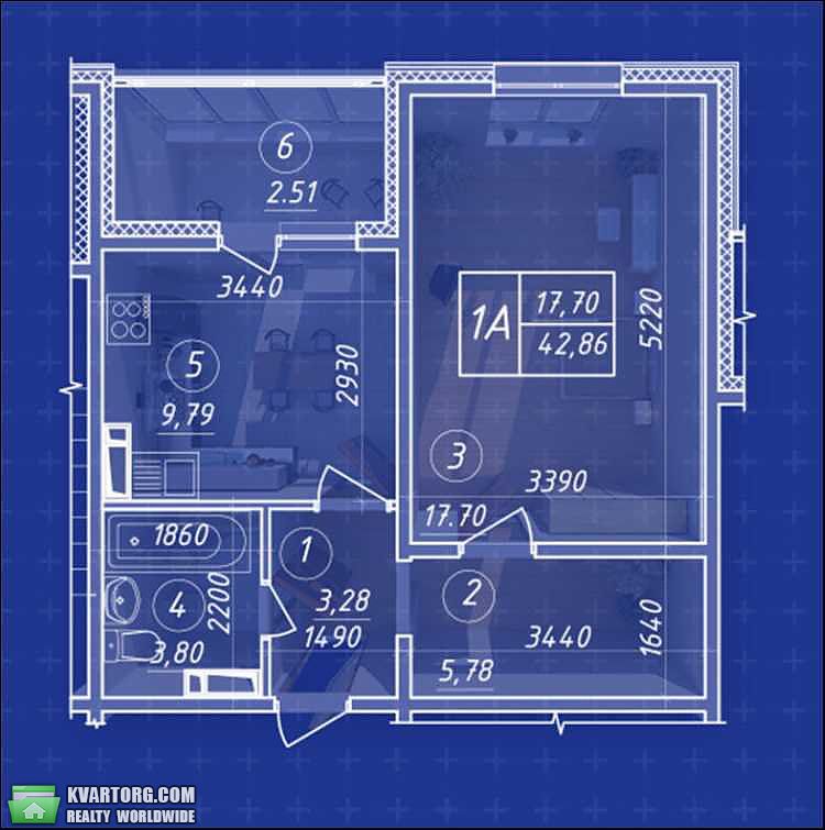 Sell 1-room apartment. Киев, пер. Балтийский — photo 3