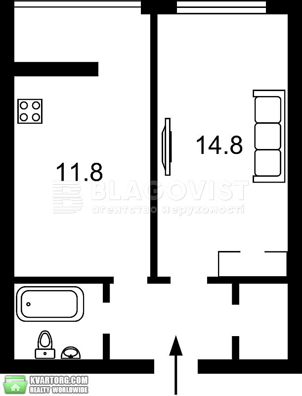 Rent out 1-room apartment. Киев,  Подвысоцкого — photo 3