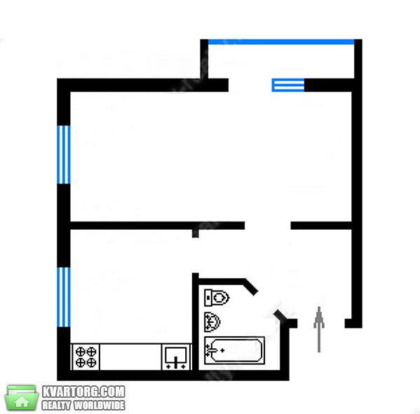 Sell 1-room apartment. Киев,  Луначарского — photo 3