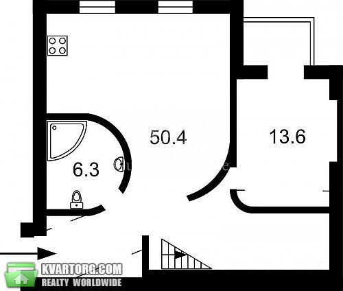 Sell 2-room apartment. Киев,  Городецкого — photo 7