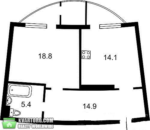Sell 1-room apartment. Киев, Днепровская наб — photo 4