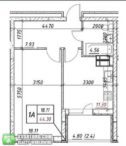 Sell 1-room apartment. Киев, пер. Балтийский — photo 3