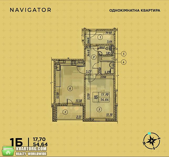 Sell 1-room apartment. Киев, Балтийский — photo 6