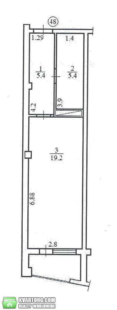 Sell 1-room apartment. Киев,  Милославская — photo 1
