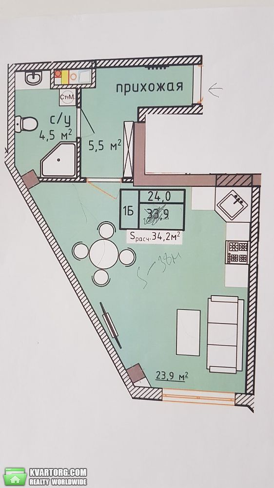 Sell 1-room apartment. Одесса, Фонтанская дорога — photo 1