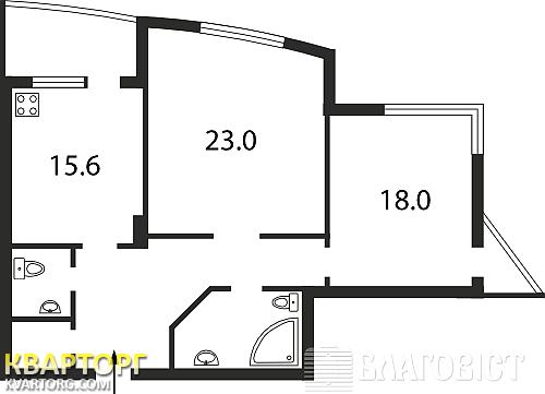 Sell 2-room apartment. Киев,  Ушакова — photo 2