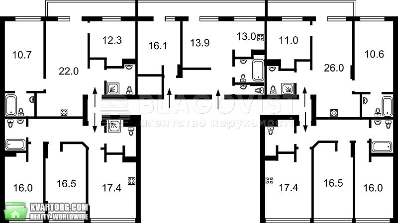Sell multi-room apartment. Киев,  Лепсе бул — photo 1