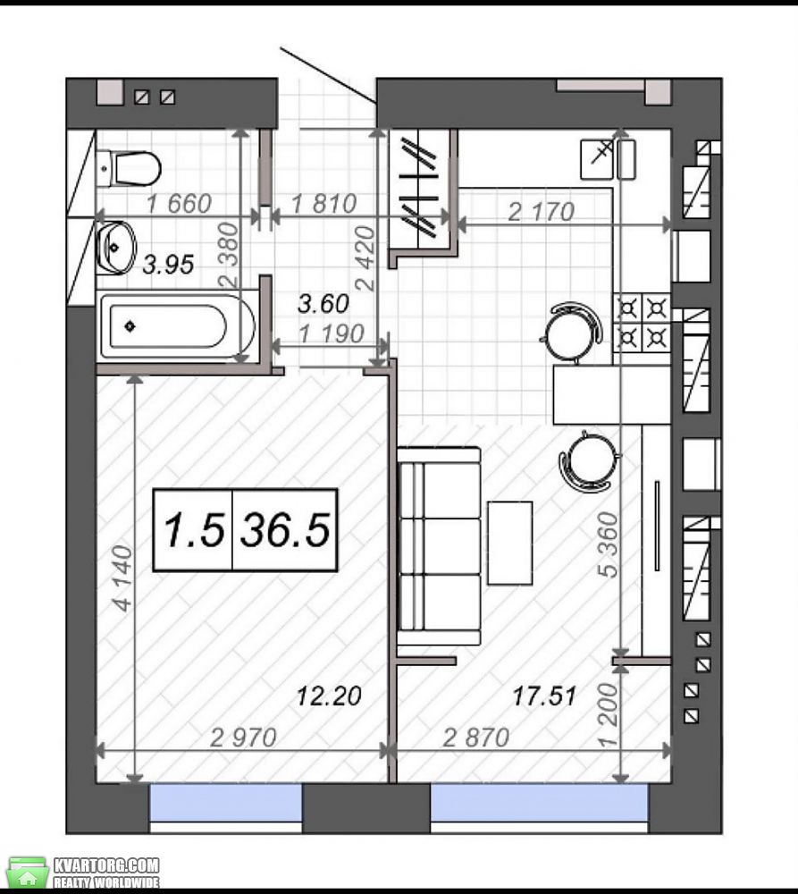 Sell 1-room apartment. Ирпень, Ново Оскольская — photo 4