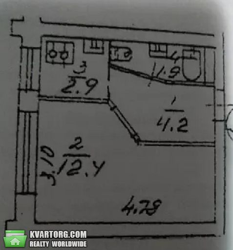 Sell 1-room apartment. Киев,  Тычины пр — photo 5