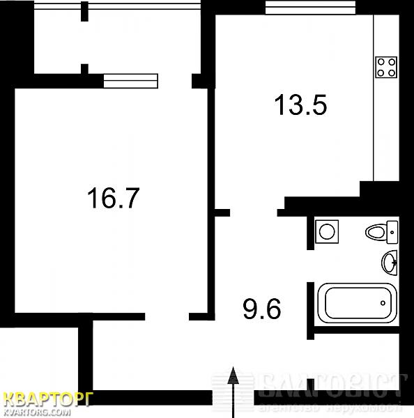 Sell 1-room apartment. Киев, Ахматовой — photo 2