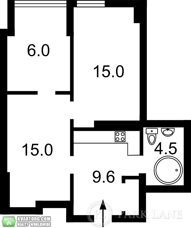 Sell 2-room apartment. Киев, Димитрова — photo 2