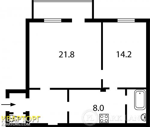 Sell 2-room apartment. Киев, Горького — photo 3