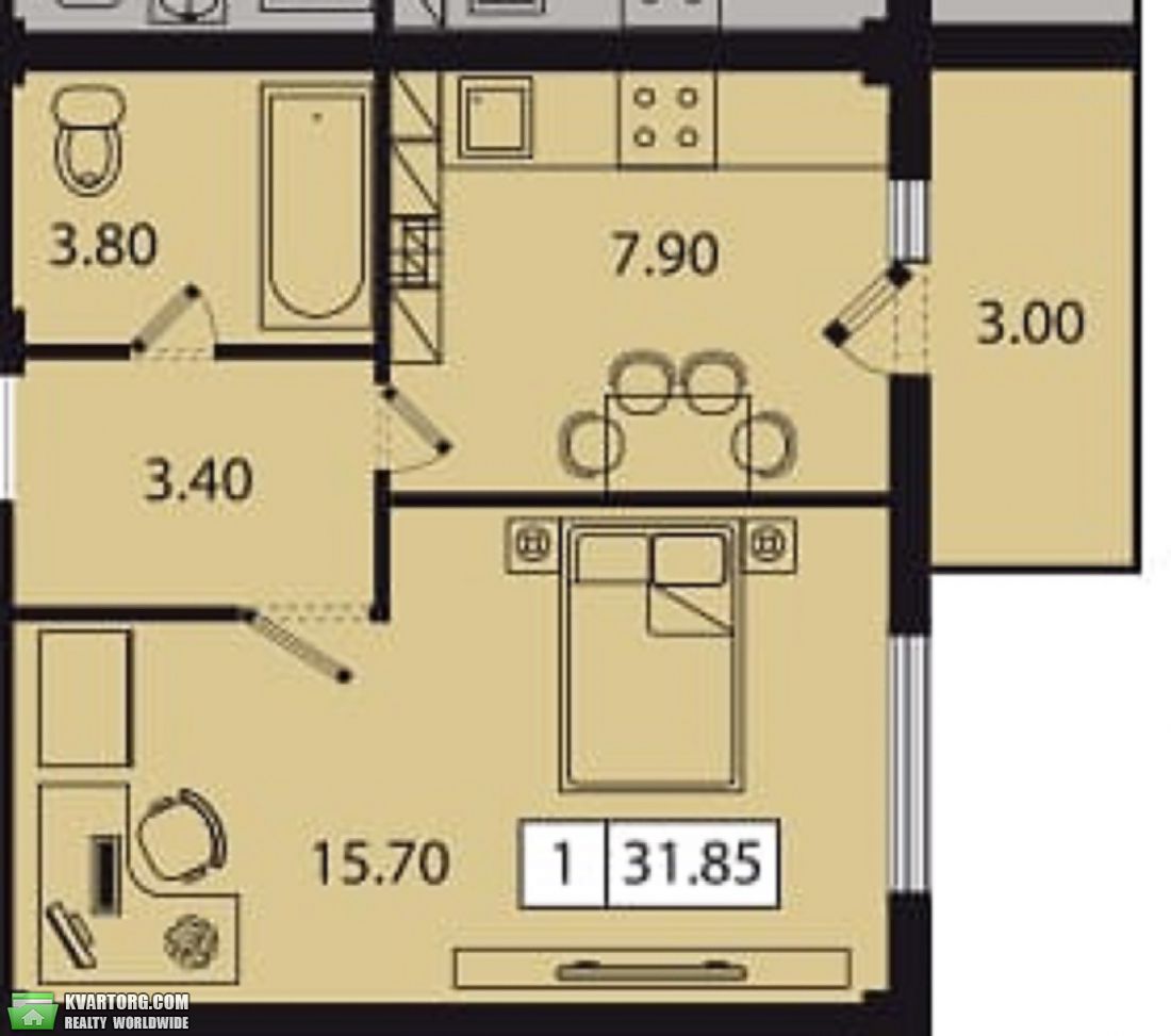 Sell 1-room apartment. Одесса, Академика Вильямса — photo 9