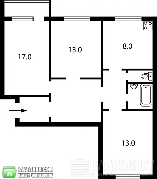 Sell 3-room apartment. Киев, Мишуги — photo 2