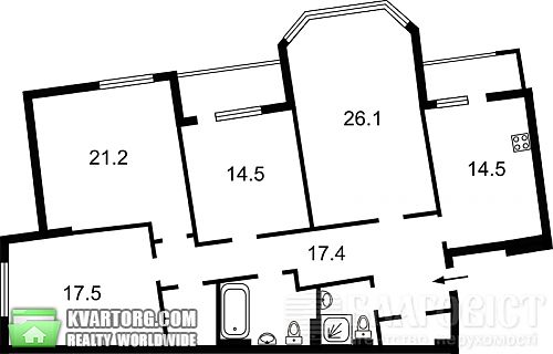 Sell 4-room apartment. Киев, Чавдар — photo 3
