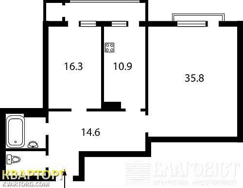 Sell 2-room apartment. Киев,  Щорса — photo 3
