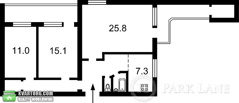 Sell 3-room apartment. Киев,  Глебова — photo 2
