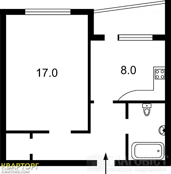 Sell 1-room apartment. Киев, Оболонский пр — photo 2