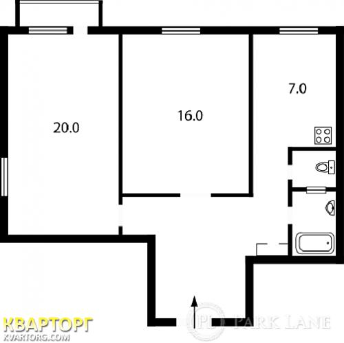 Sell 2-room apartment. Киев,  Глазунова — photo 2