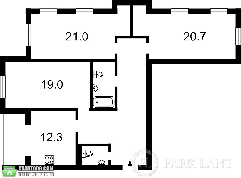 Sell 3-room apartment. Киев,  Глушкова Академіка просп — photo 2