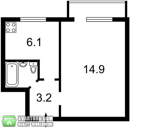 Sell 1-room apartment. Киев,  Щербакова — photo 5