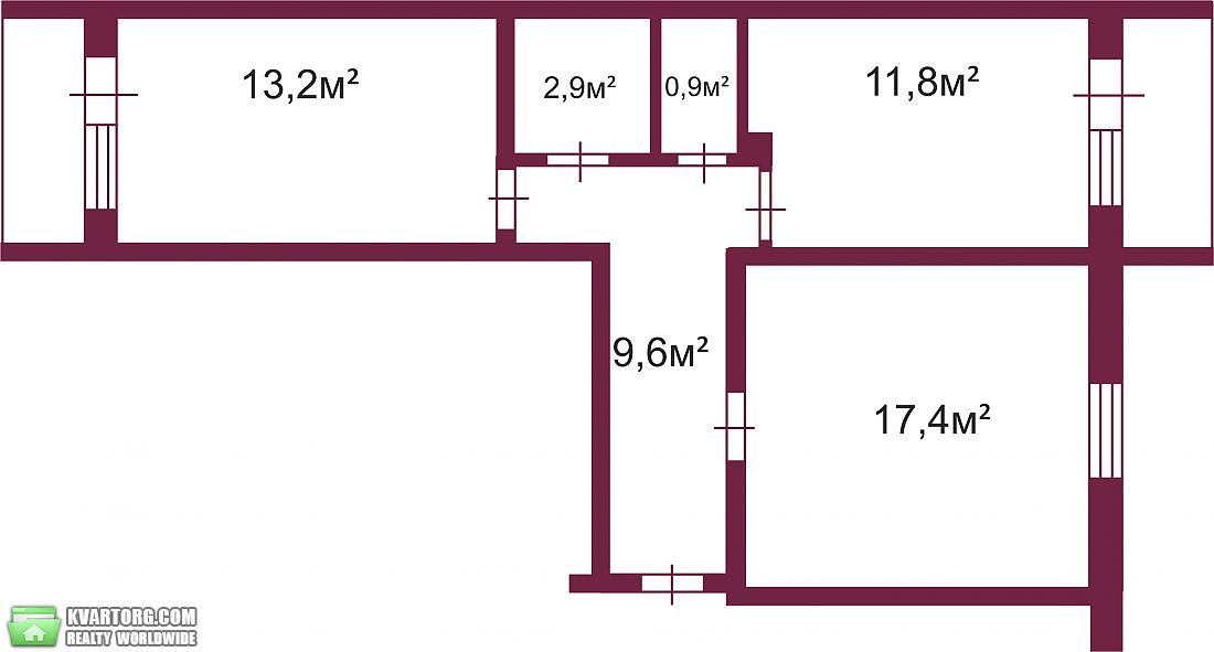 Sell 2-room apartment. Одесса, Александра Невского — photo 5