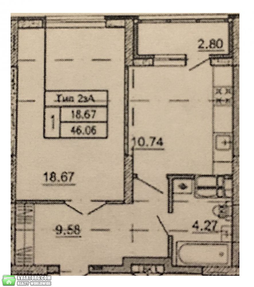 Sell 1-room apartment. Киев,  Краковская — photo 3