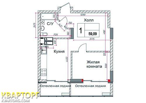 продам 1-комнатную квартиру. Киев,  Драгомирова - фото 5