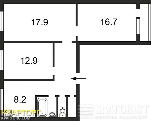 Sell 3-room apartment. Киев,  Автозаводская — photo 2