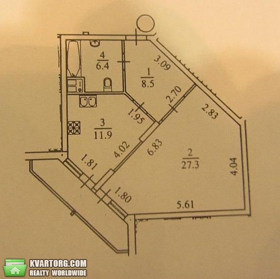 Sell 1-room apartment. Киев,  Ломоносова — photo 2