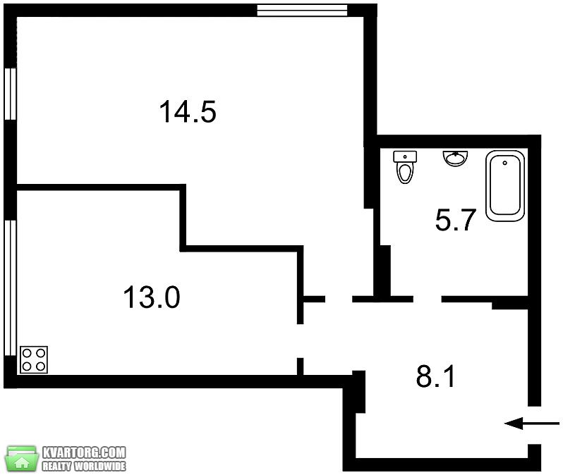 Sell 1-room apartment. Киев,  Коперника — photo 5