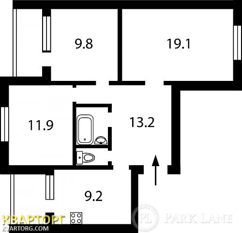 Sell 3-room apartment. Киев, Горького — photo 2