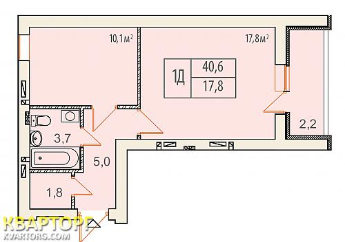 Sell 1-room apartment. Киев,  Радужная — photo 1