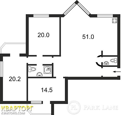 Sell 3-room apartment. Киев,  Курская — photo 2