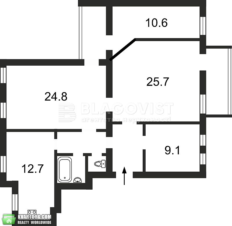 Sell 4-room apartment. Киев, ул. Саксаганского — photo 2