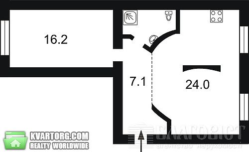 Sell 2-room apartment. Киев, Дарвина — photo 3