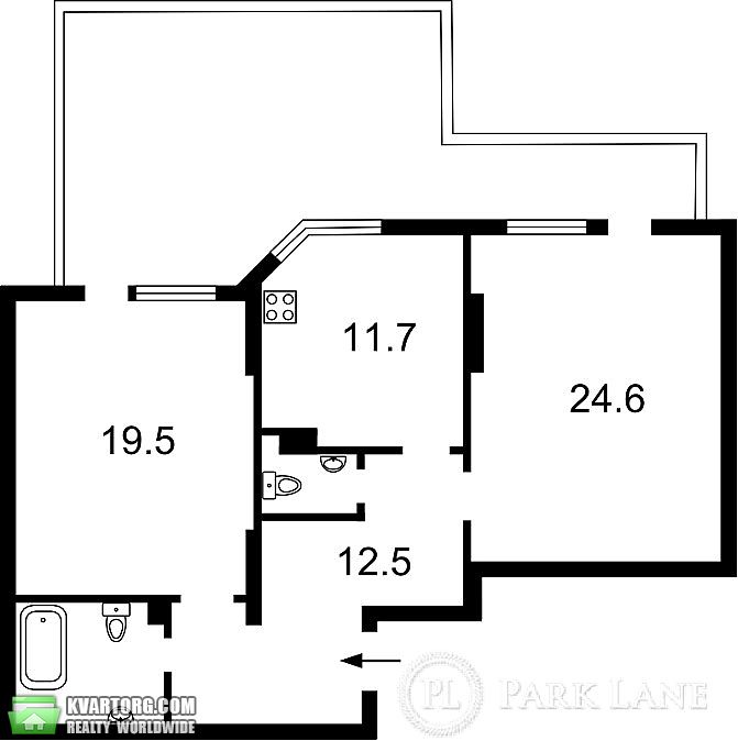 Sell 2-room apartment. Киев,  Вильямса — photo 3