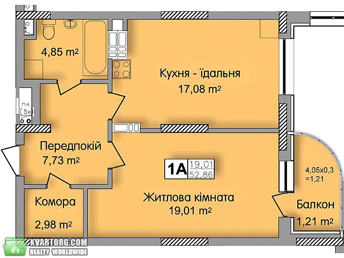 Sell 1-room apartment. Киев,  Кондратюка — photo 8