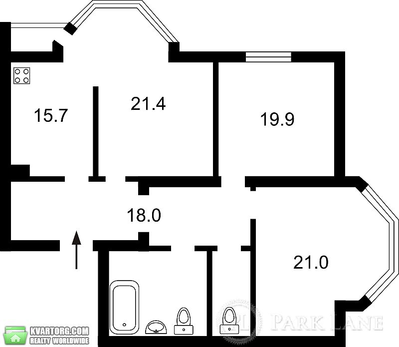 Sell 3-room apartment. Киев, Волинська. — photo 2