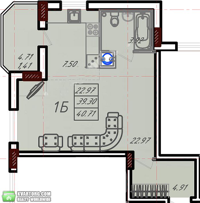 Sell 2-room apartment. Одесса, Маршала Жукова проспект — photo 2