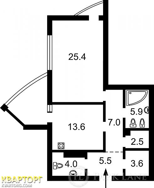 Sell 1-room apartment. Киев,  Глубочицкая — photo 2