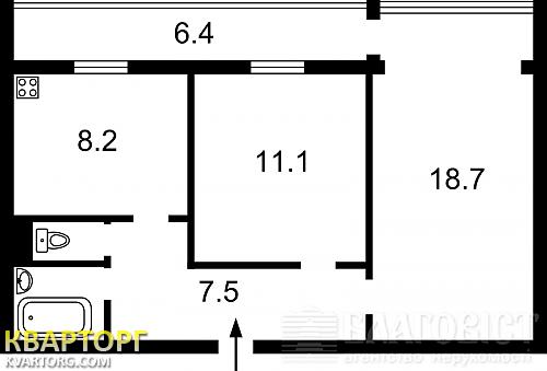 Sell 2-room apartment. Киев,  Малиновского — photo 1