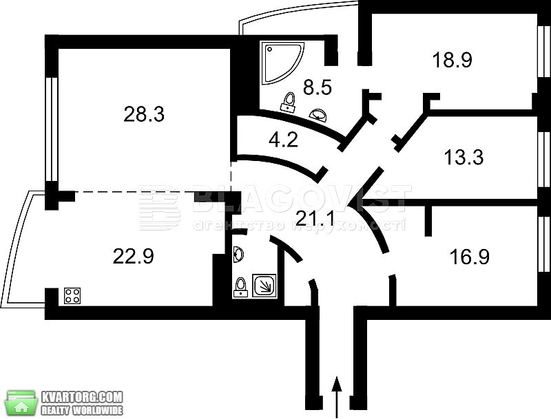 Sell 4-room apartment. Киев,  Ковпака — photo 4