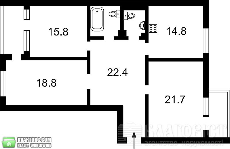 Sell 3-room apartment. Киев,  Златоустовская — photo 2