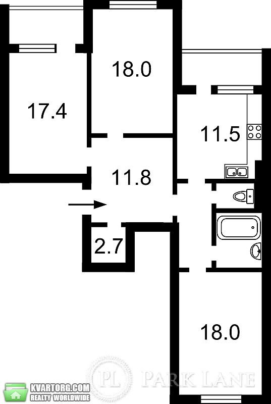 Sell 3-room apartment. Киев, Данченка — photo 2