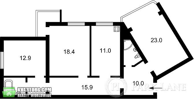 Sell 2-room apartment. Киев,  Бажана — photo 2