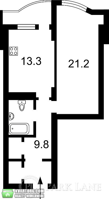 продам 1-комнатную квартиру. Киев,   Ахматовой - фото 4
