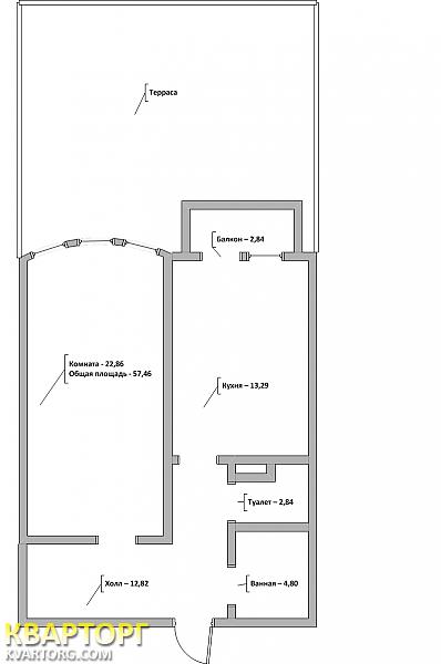 Sell 1-room apartment. Киев,  Харьковское шоссе — photo 5
